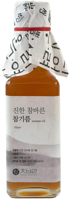 향유상회 진한 참바른 참기름, 150ml, 1개