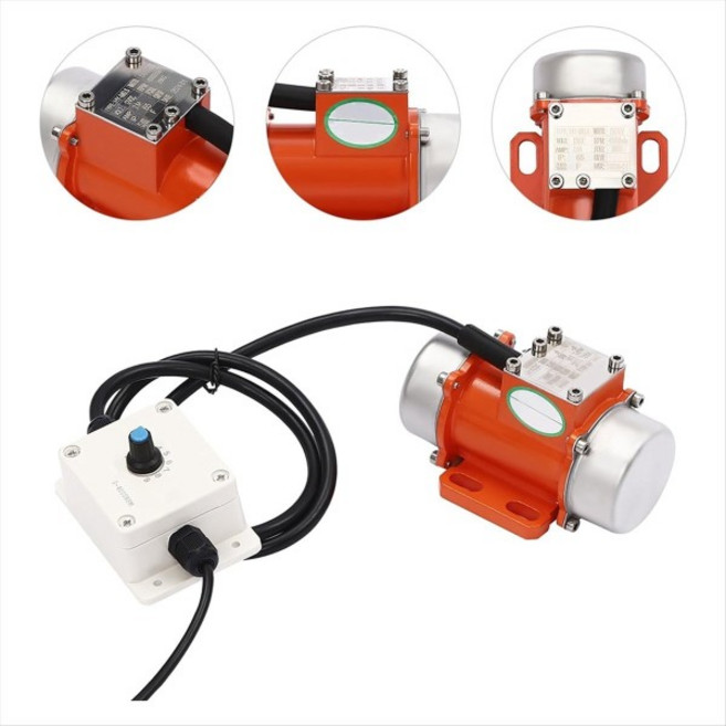 정시출고 콘크리트 진동 도구50W DC12V 전기 모터(속도 컨트롤러 포함) 브러시리스 고속 모터 합