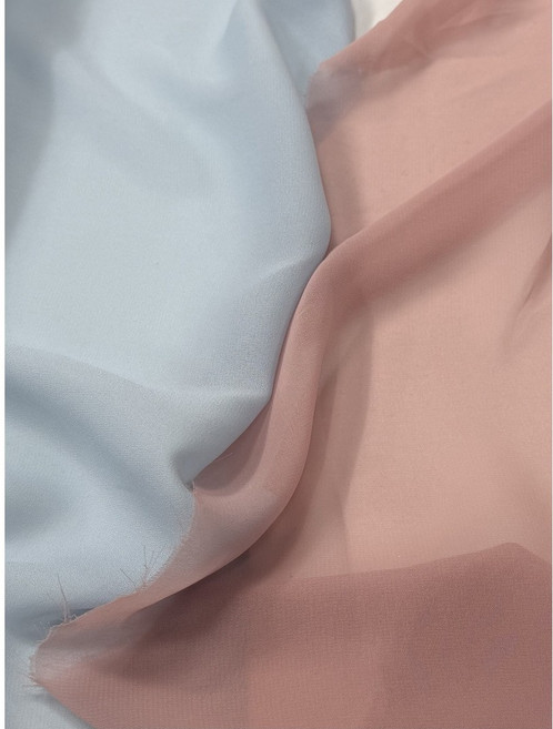 원단스토리 천 폴리 쉬폰원단 시스루 여름 배경천 커텐, 1개, 피치핑크 3마