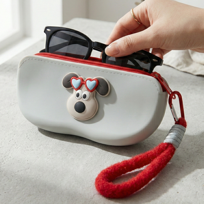 캐릭터 실리콘 안경 선글라스 케이스