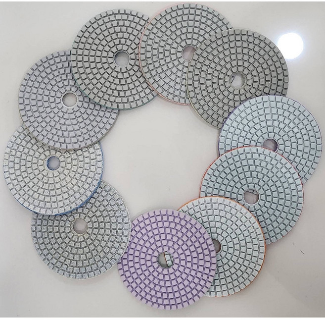 대리석 세라믹 습식용 조 광택 연마 다이아몬드 패드 타일 세라믹 콘크리트 폴리싱, 5000방, 1개