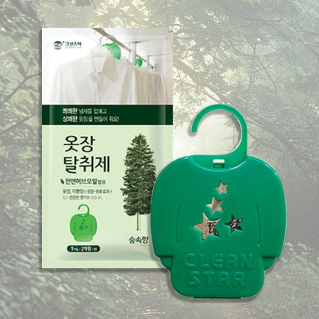 크린스타 옷장 탈취제 10개입, 10개, 4g