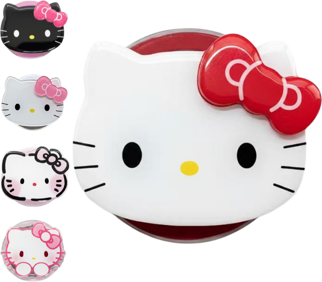 코리아팬 핸드폰그립톡 맥세이프 스마트톡 마그네틱 홀더 톡, 레드, 1개