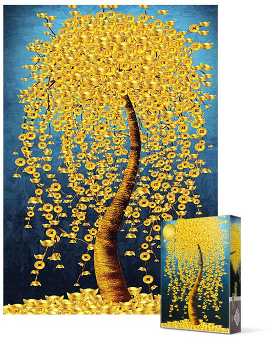 황금나무퍼즐2000 2000피스 직소퍼즐 - 황금 돈 나무 (미니), 본상품