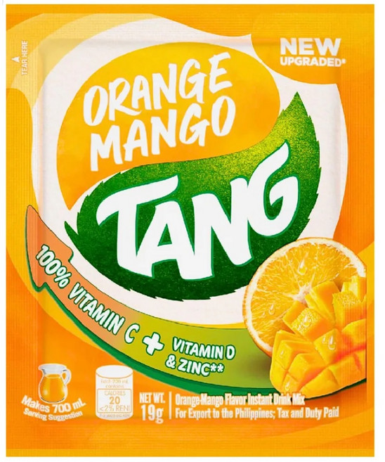 tang 탕 오렌지망고 분말 19g x 12개 가루 Powder orange mango, 1개, 12개입