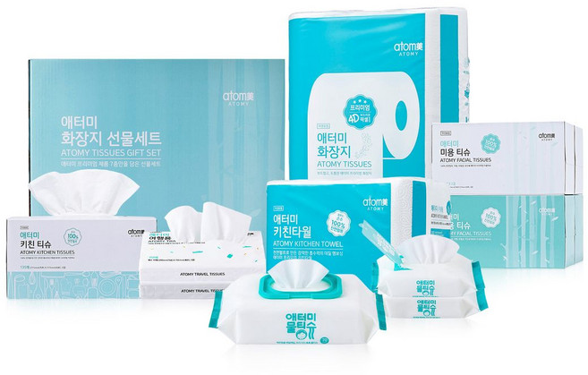 애터미 화장지 4D 선물세트(7종), 1세트