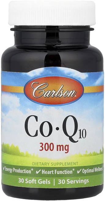 새해 첫좋은선물 Carlson CoQ10 300mg 소프트젤 30정 제대로 할인합니다, 1개 - 쿠팡
