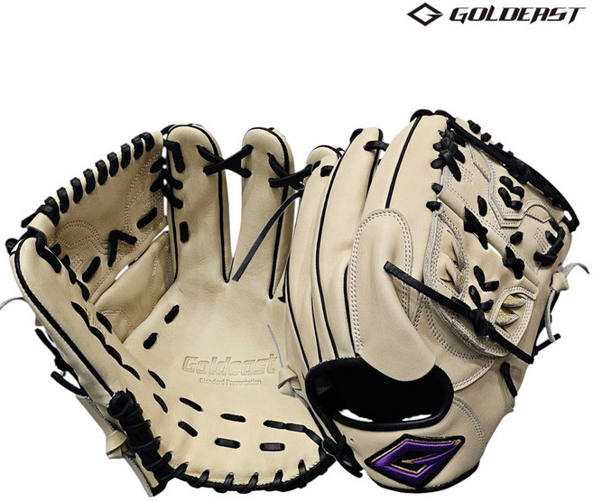 골드이스트 투수 야구글러브 우투 좌투 12인치 SP 카멜/블랙 소가죽, 1개