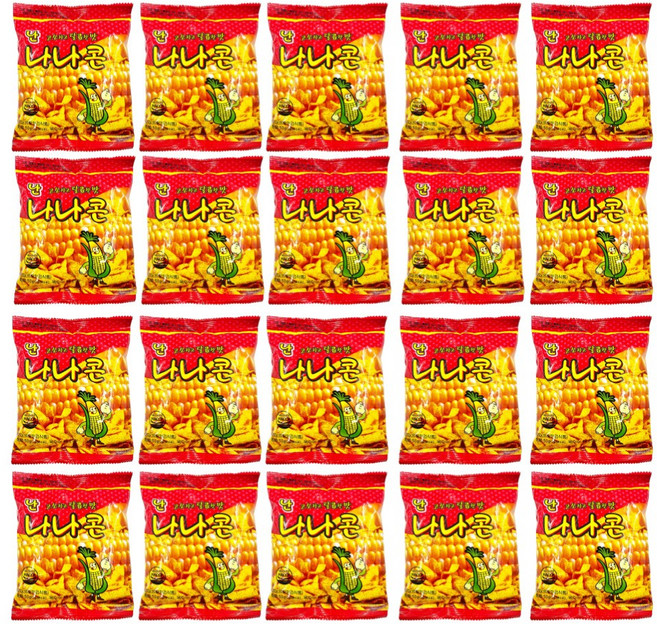 난나나콘 50g x 20봉 대용량 옥수수과자 나나콘, 20개