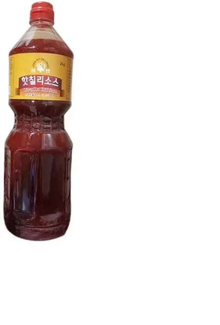 식자재 식재료 도매 칠리소스(핫 레벤 2Kg) x8개 매운소스 국수소면 액상소스 식당납품, 1세트, 2kg