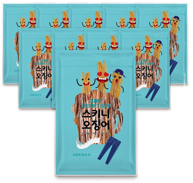 한양식품 꽃보다오징어 스키니오징어 35g 10개