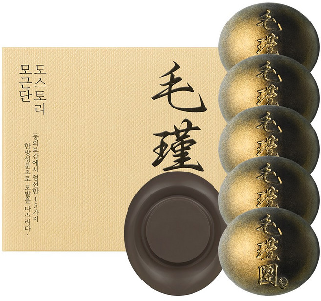 모스토리 모근단 탈모관리 고체샴푸 100g, 5개