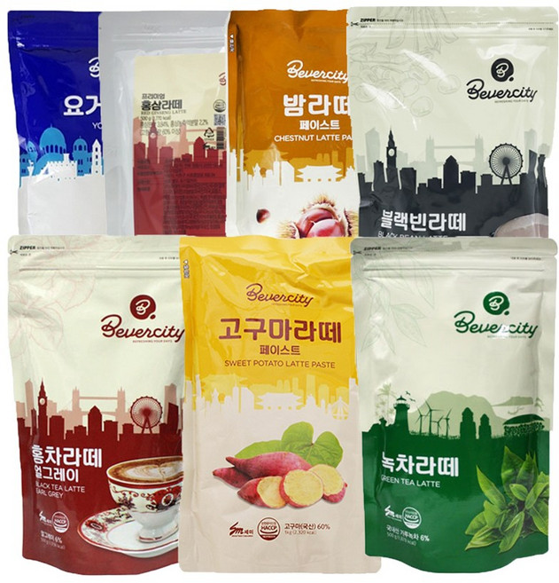 세미 파우더 녹차 홍차 요거레또 고구마라떼 블랙빈라떼 밤라떼, 500g, 1개