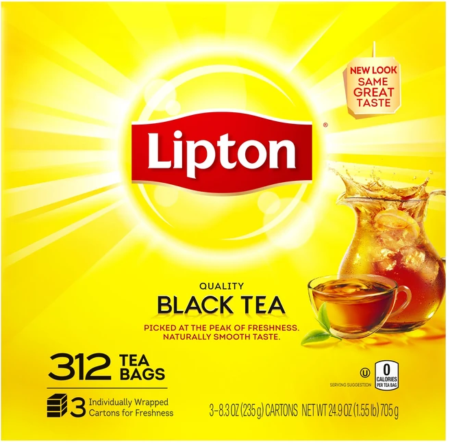 립튼 블랙티 홍차, 1박스, 235g, 312개입