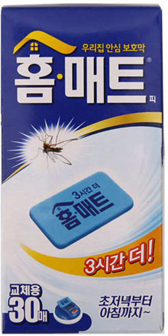 홈매트 교체용 30매 모기약, 1