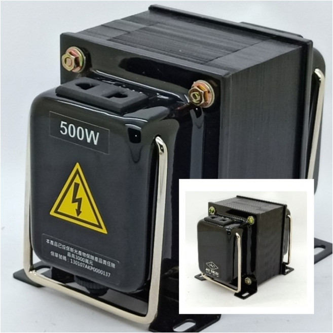 JOSHIN專利變壓器110V轉230V雙向升降壓攜帶式500W-2500W(附電源線 過載保護器), 1個
