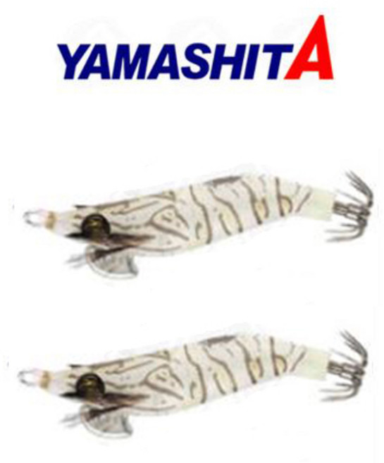 오징어킬러 야마시타 나오리 레인지 헌터 1.5호 베이직 시라사에비 490글로우 한치 갑오징어 오모리그 에기 슷테, 2세트, 3.5g, Z012
