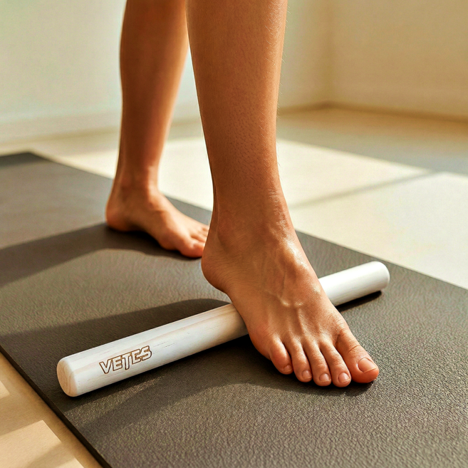 베테스 원목 지압봉 마사지 스틱, 3cm x 30cm, 1개