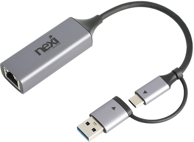 USB3.0 C타입 기가비트 랜카드 NX-U3130GL, 1개