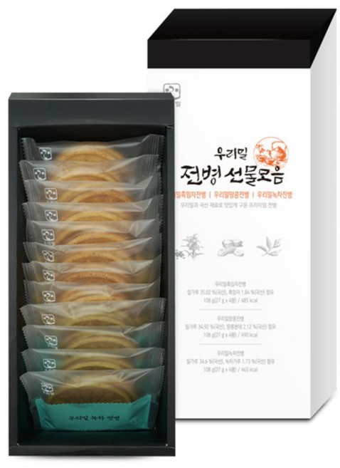 우리밀 전병 선물모음 소, 1개, 108g