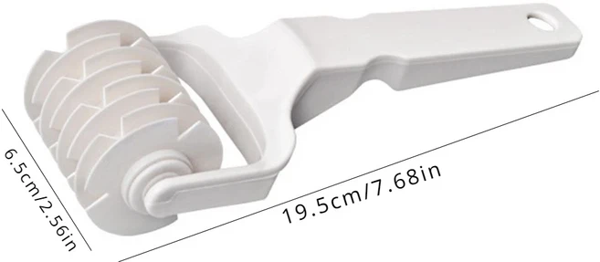 1pc 과자 롤러 커터 파이 반죽 홈 베이킹 쿠키 주방 도구