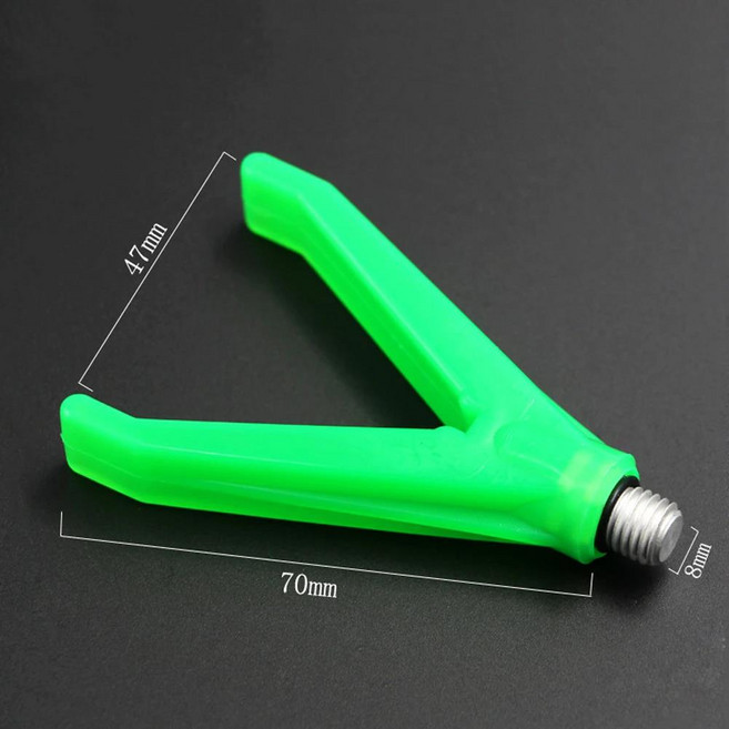 낚시대 스탠드 빛나는 미끄럼 방지 매트 보관함 360도 조절 가능한 막대 은행, 02 V Rack