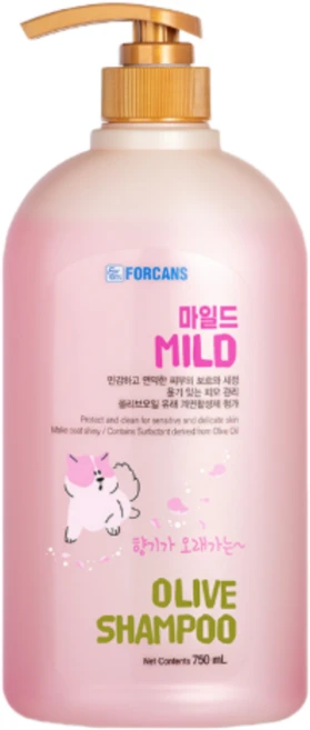 포켄스 마일드 올리브 샴푸 750ml, 1개 - 쿠팡