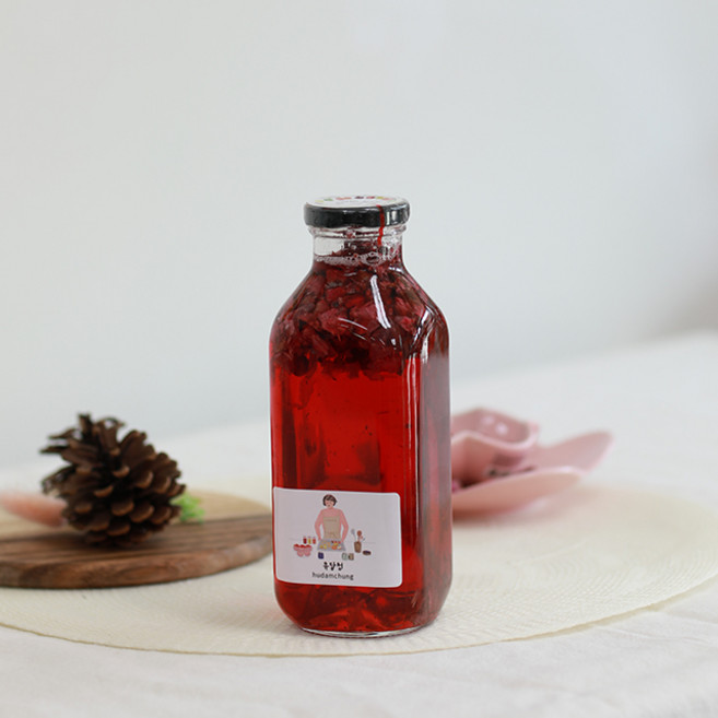 새콤달콤 오미자청 수제과일청, 500ml, 1개입, 500ml, 1개