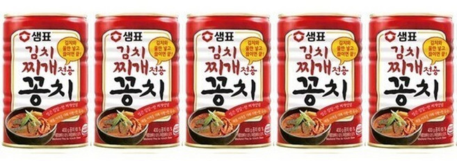 샘표 김치찌개용 꽁치 400g X 5개