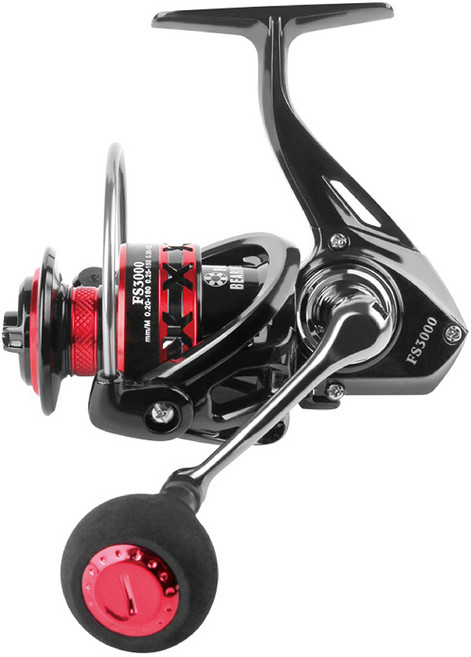 파원핸들납 파워릴링 드랙 FS 스피닝릴 시리즈, FS4000, 블랙/레드