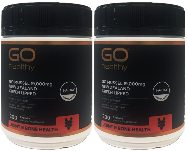 고헬씨 뉴질랜드 초록입홍합 그린머슬 고함량 19000mg 300캡슐 2개, 300정