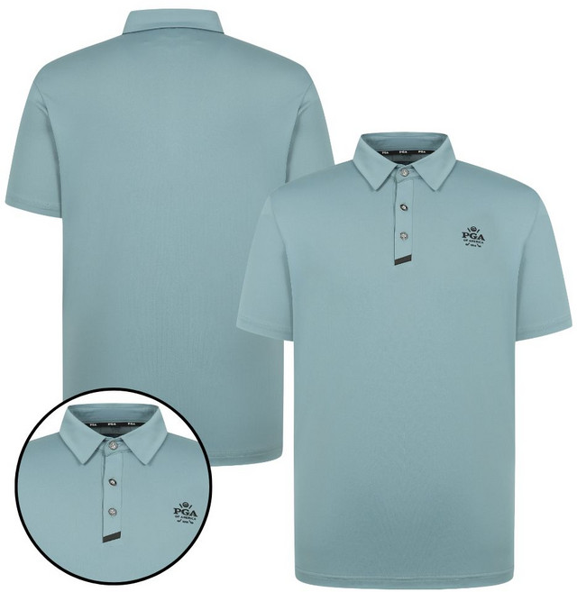 PGA 남성 쿨터치 베이직 반팔 카라티셔츠 PGMTS52323