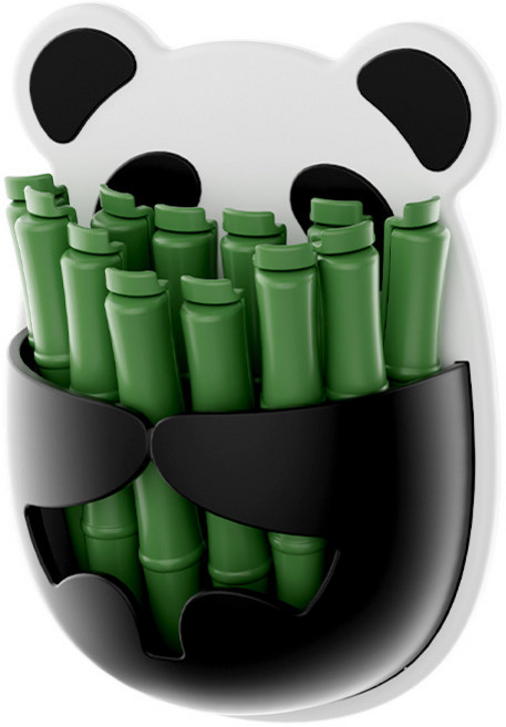 미소데이샵 판다 과자 밀봉 집게 봉지 클립 다용도, 1개, 접착타입