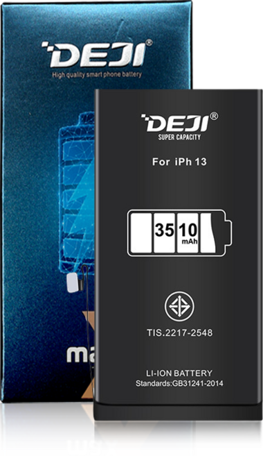 DEJI 아이폰13 배터리 (iPhone13 Battery) 대용량 (수리키트 포함) 뎃지 아이폰배터리 - DEJI한국총판, 아이폰13 (대용량) 배터리, 수리키트 포함 (표준형)