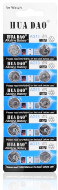 클로이영 LR44 코인 리튬 동전 건전지 와이어전구 시계 교체용, 1개