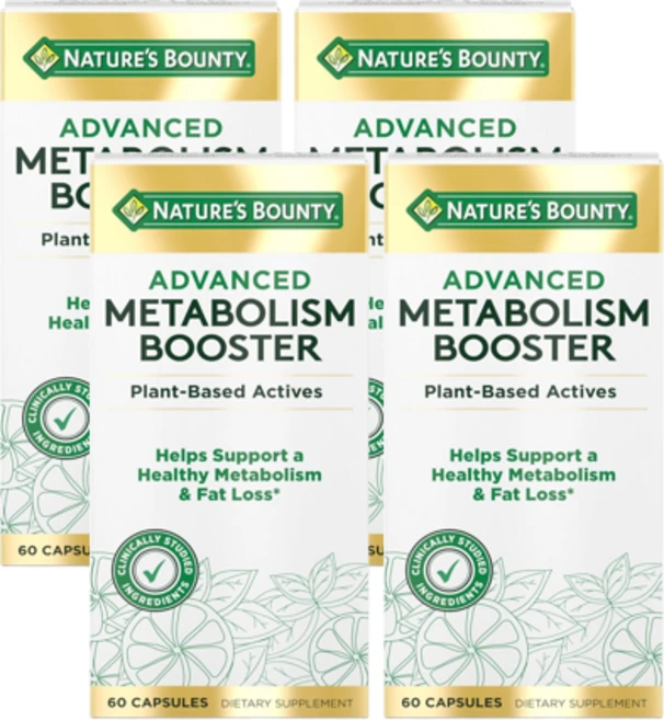 네이처스바운티 Advanced Metabolism Booster, 4개, 60정 - 쿠팡