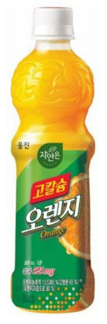 자연은 고칼슘 오렌지 페트, 1.5L, 1개