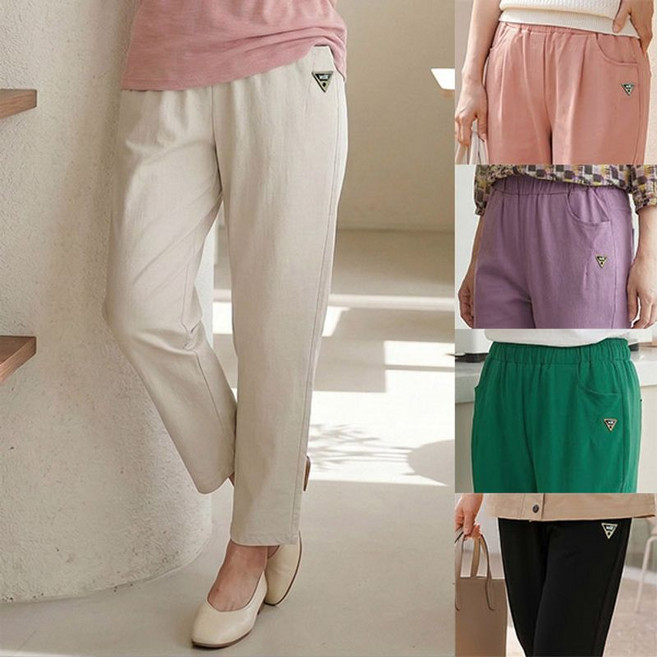 로즈맘 엄마옷 로즈맘 런츠일자밴딩바지