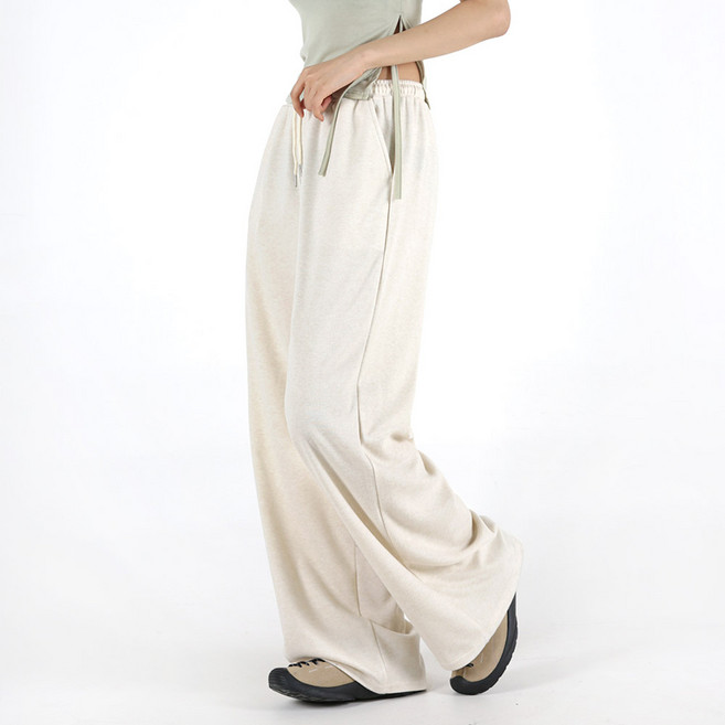 오버나인 여자 여성 키큰녀 키작녀 와이드핏 숏기장 롱기장 소프트 밴딩 트레이닝 바지 팬츠