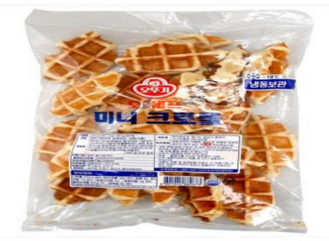 오쉐프미니크로플 오뚜기 냉동, 400g, 4개