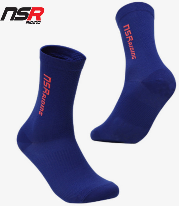 NSR 클럽 NCC 양말 남녀공용 기능성 흡습속건 라이딩 양말, 퍼플