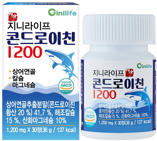 지니라이프 명작 콘드로이친 1200, 1개, 30정