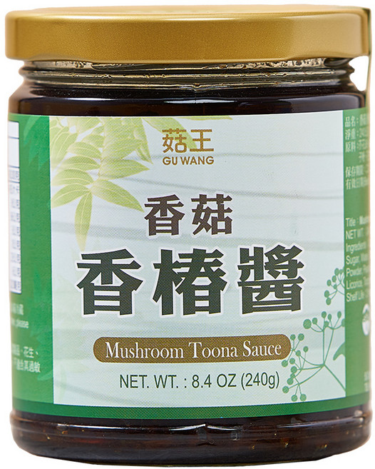 菇王香菇香椿醬 240公克 濃郁香氣 多用途佐餐醬料, 240g (8.4 oz), 1罐