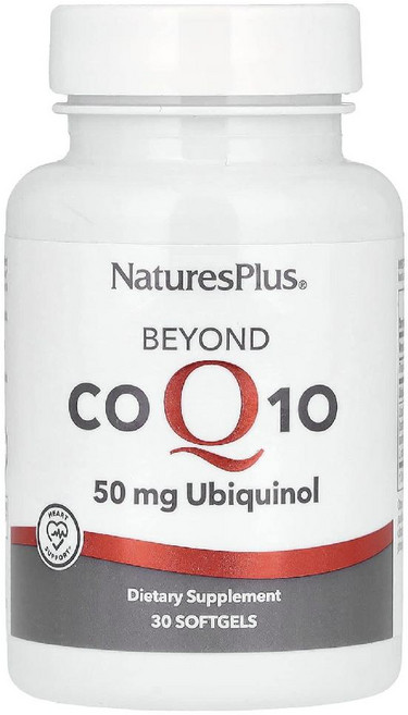 네이처스플러스 코큐텐 유비퀴놀 50mg CoQ10 Ubiquinol 소프트젤 30정, 1개