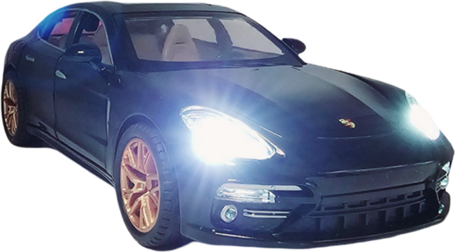 포르쉐 파나메라 대형세단 1:24 다이캐스트, 1개, 블랙