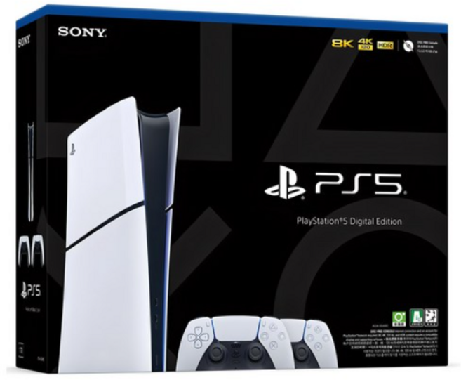 플레이스테이션 PS5 슬림 듀얼센스 번들 콘솔게임기 패키지, Asia-00480