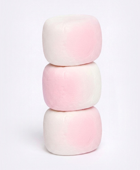 1+1+1 빌리네집 마시멜로빵 말랑이 스퀴시 촉감 장난감 파스텔 쫀득볼 스퀴지, 1세트, 핑크