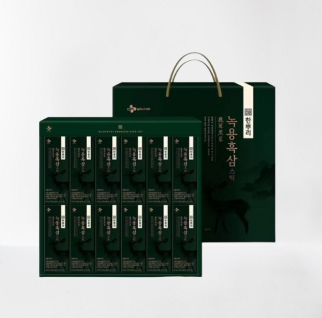 CJ 한뿌리 녹용 흑삼 스틱 선물세트 8ml 60개 코스트코