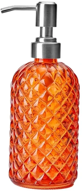 유리 비누 디스펜서 350ml/12온스 살롱 견고한 리필용 로션, 04 Orange