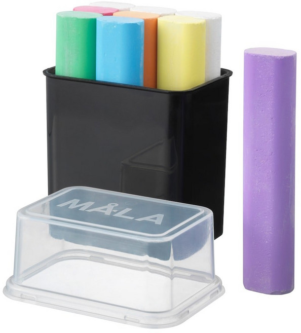 이케아 MALA 분필, 혼합 색상, 9개